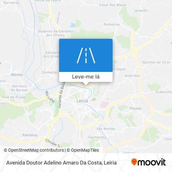 Avenida Doutor Adelino Amaro Da Costa mapa
