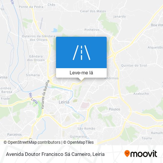 Avenida Doutor Francisco Sá Carneiro mapa