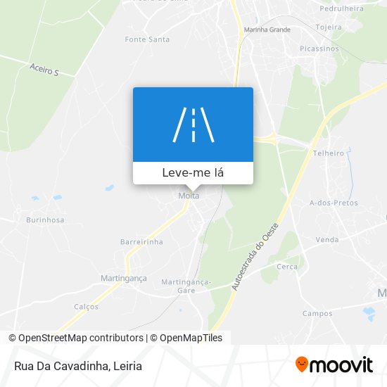 Rua Da Cavadinha mapa