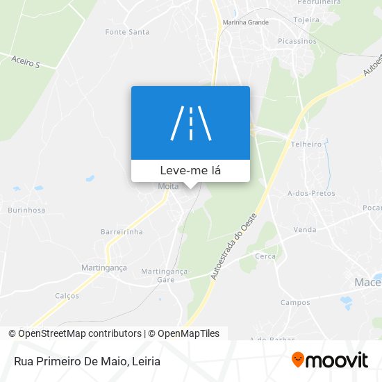 Rua Primeiro De Maio mapa