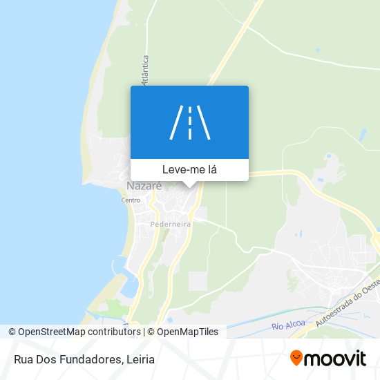 Rua Dos Fundadores mapa