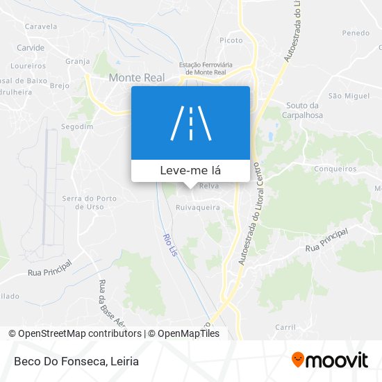 Beco Do Fonseca mapa