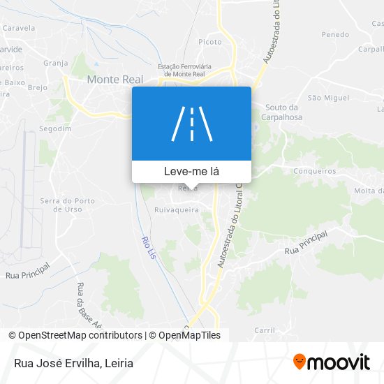 Rua José Ervilha mapa