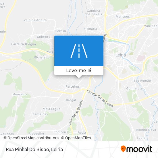 Rua Pinhal Do Bispo mapa