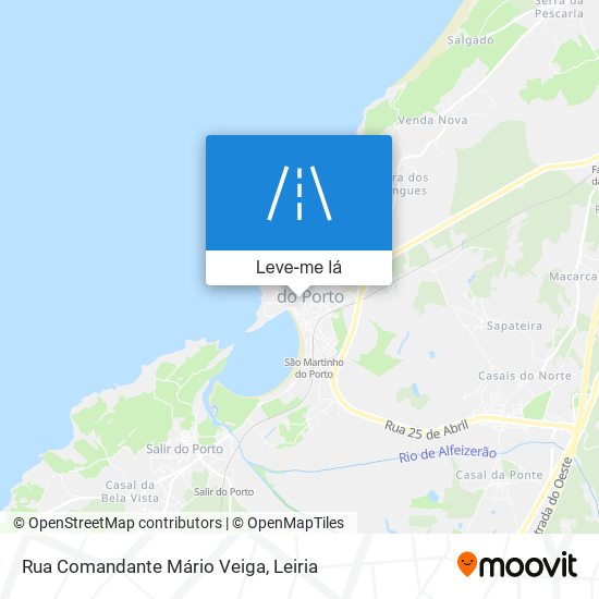 Rua Comandante Mário Veiga mapa