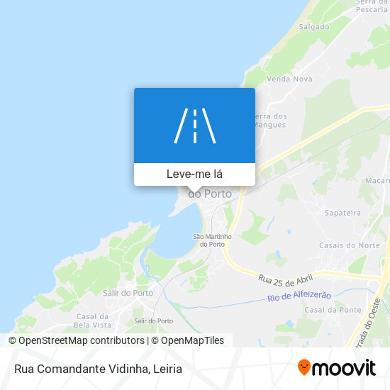 Rua Comandante Vidinha mapa