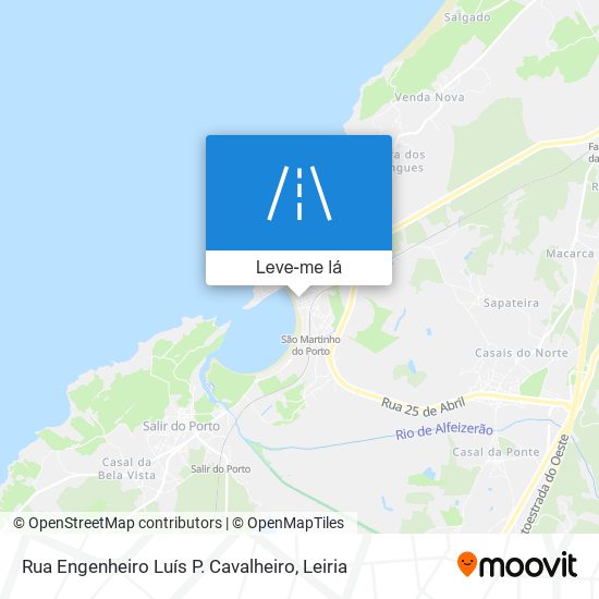 Rua Engenheiro Luís P. Cavalheiro mapa