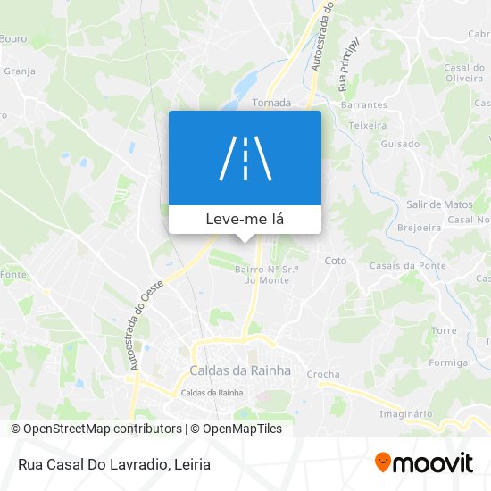 Rua Casal Do Lavradio mapa