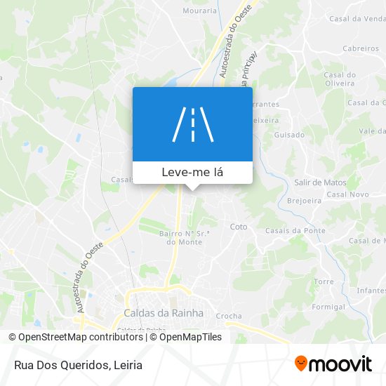 Rua Dos Queridos mapa