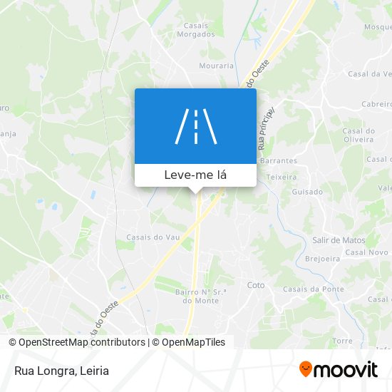 Rua Longra mapa