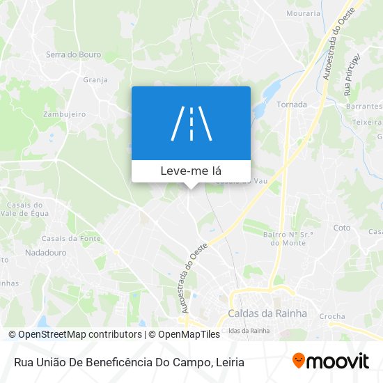 Rua União De Beneficência Do Campo mapa