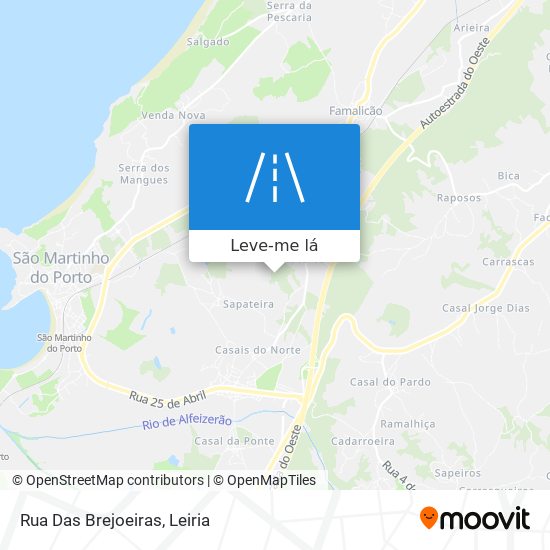 Rua Das Brejoeiras mapa