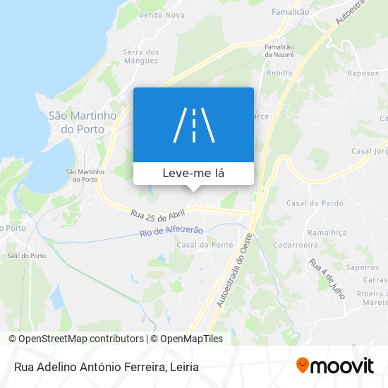 Rua Adelino António Ferreira mapa