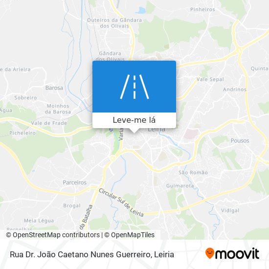 Rua Dr. João Caetano Nunes Guerreiro mapa