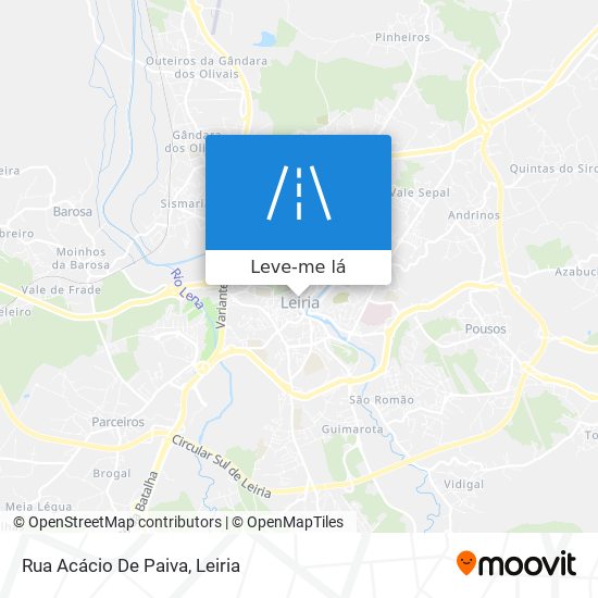 Rua Acácio De Paiva mapa