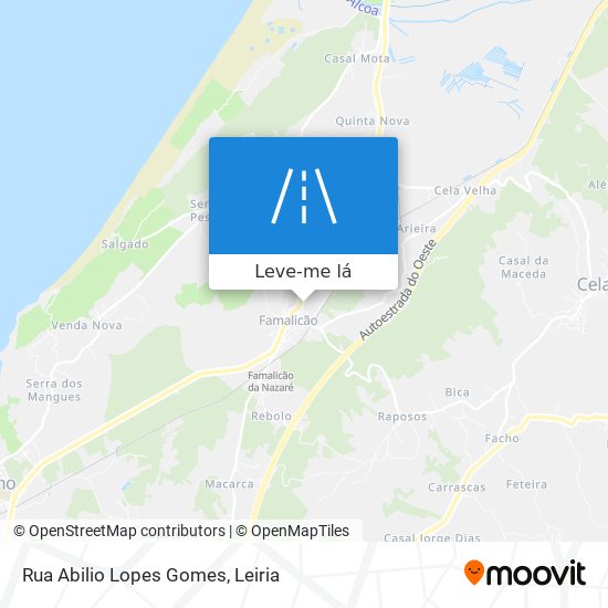 Rua Abilio Lopes Gomes mapa