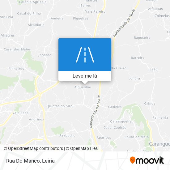 Rua Do Manco mapa