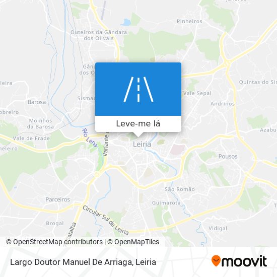 Largo Doutor Manuel De Arriaga mapa