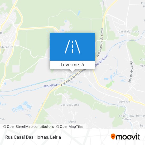 Rua Casal Das Hortas mapa