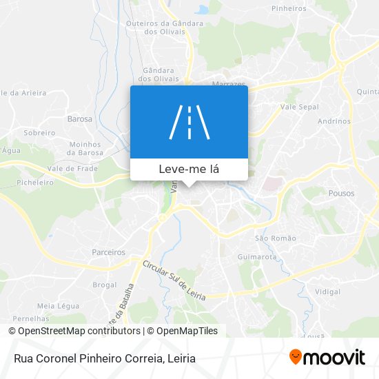 Rua Coronel Pinheiro Correia mapa