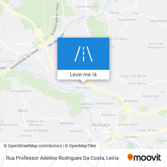 Rua Professor Adelino Rodrigues Da Costa mapa
