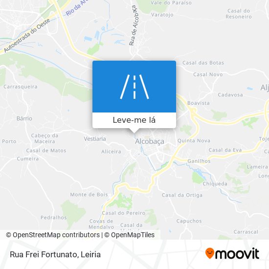 Rua Frei Fortunato mapa