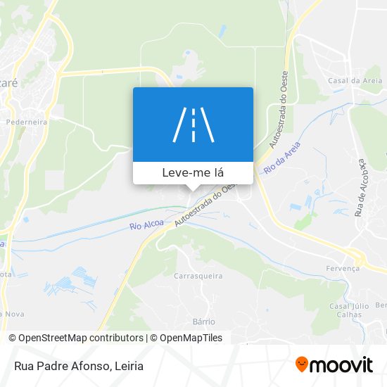 Rua Padre Afonso mapa