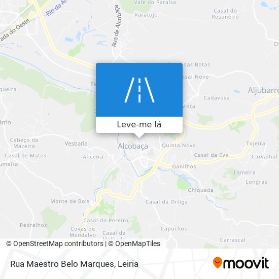 Rua Maestro Belo Marques mapa