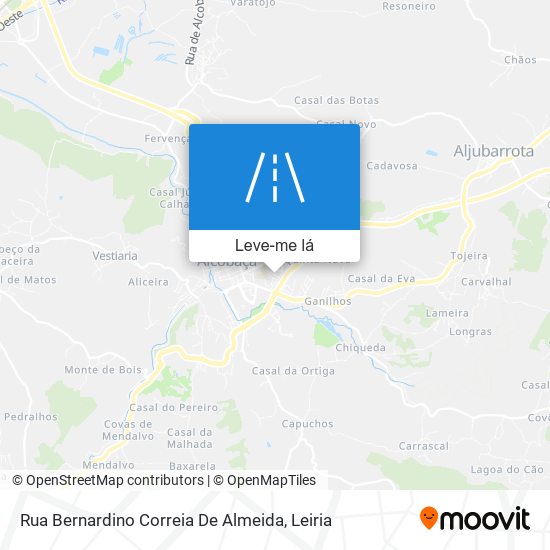 Rua Bernardino Correia De Almeida mapa