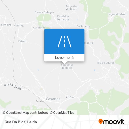 Rua Da Bica mapa