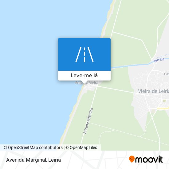 Avenida Marginal mapa