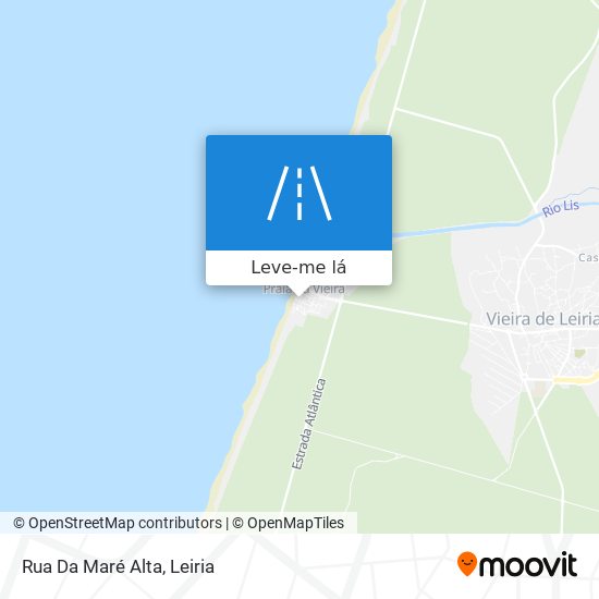 Rua Da Maré Alta mapa