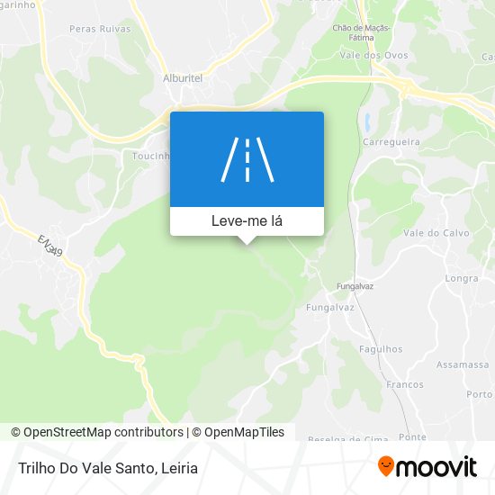 Trilho Do Vale Santo mapa