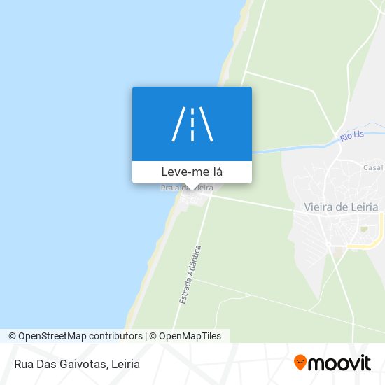 Rua Das Gaivotas mapa