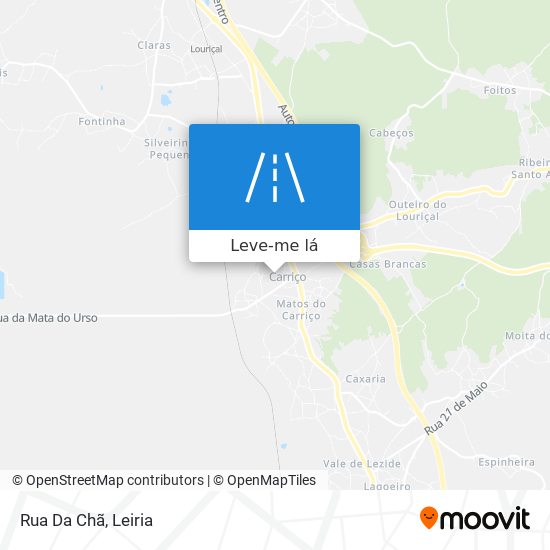 Rua Da Chã mapa