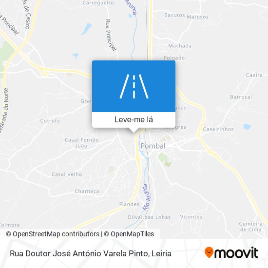 Rua Doutor José António Varela Pinto mapa