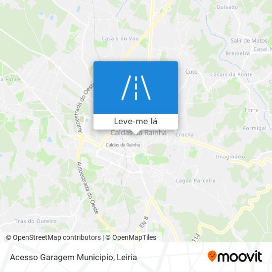 Acesso Garagem Municipio mapa