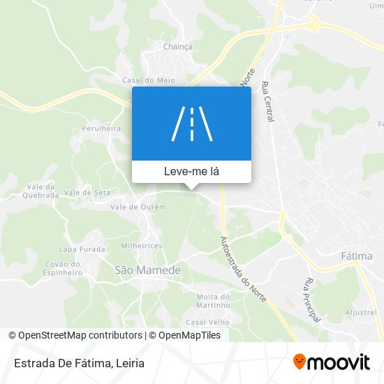 Estrada De Fátima mapa