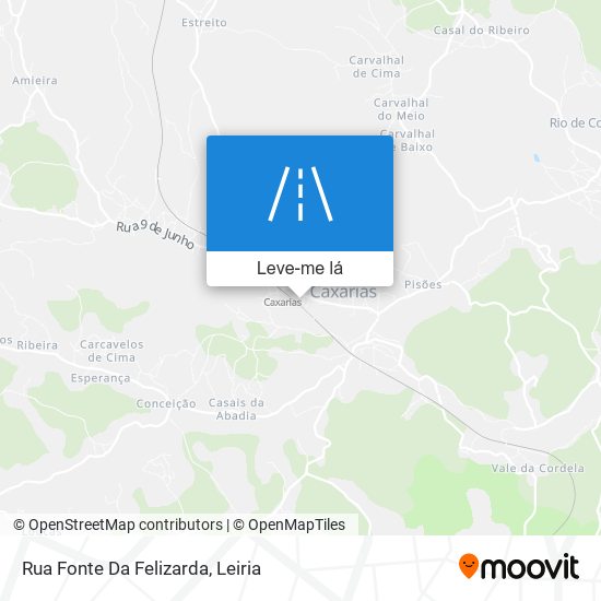 Rua Fonte Da Felizarda mapa