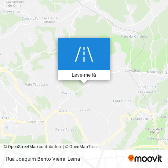 Rua Joaquim Bento Vieira mapa