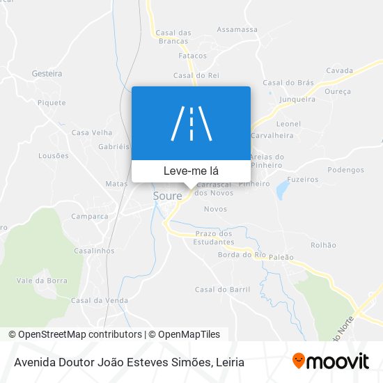 Avenida Doutor João Esteves Simões mapa