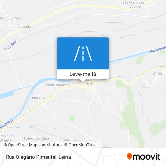 Rua Olegário Pimentel mapa