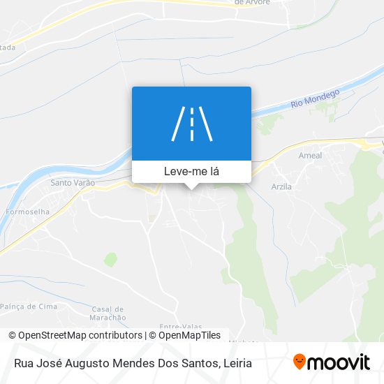 Rua José Augusto Mendes Dos Santos mapa