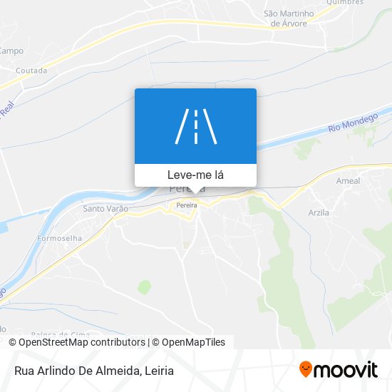 Rua Arlindo De Almeida mapa