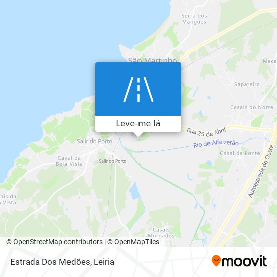 Estrada Dos Medões mapa