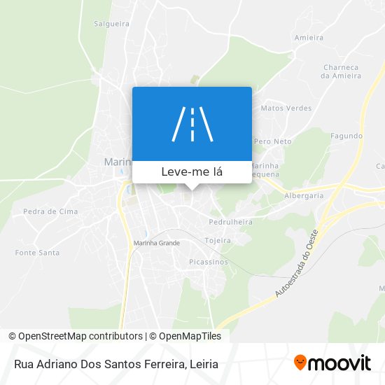 Rua Adriano Dos Santos Ferreira mapa