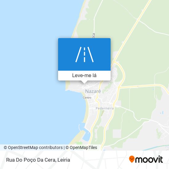 Rua Do Poço Da Cera mapa