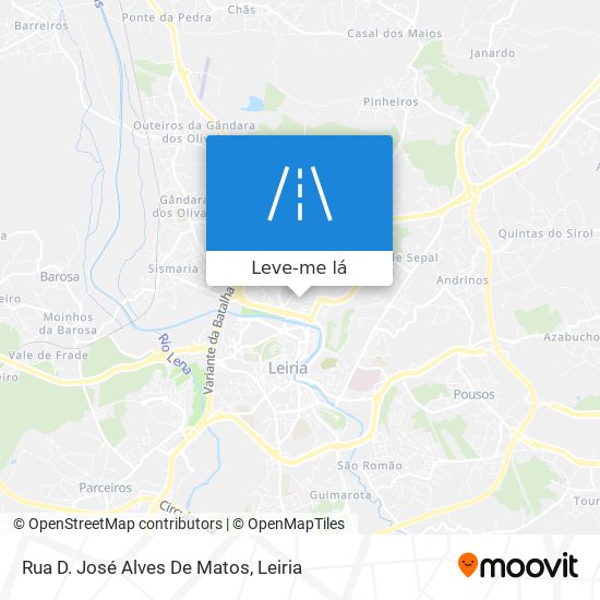Rua D. José Alves De Matos mapa