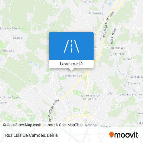 Rua Luis De Camões mapa