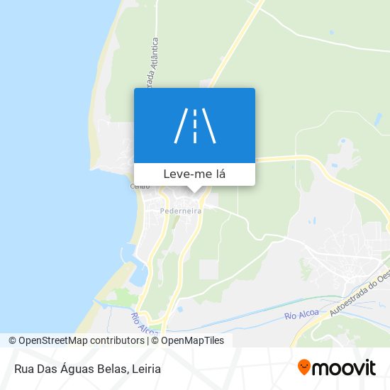 Rua Das Águas Belas mapa